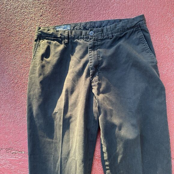 Polo Ralph Lauren Men's Faded Black Prospect Chino Pants Size 36/34 - Picture 2 of 8